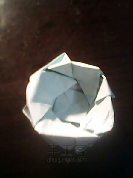 手工折纸--川崎玫瑰。浓浓的爱意。 第29步