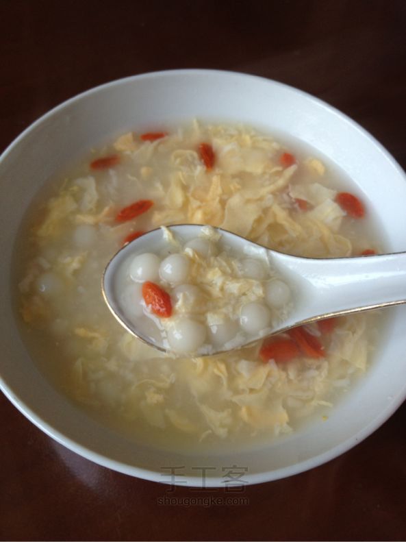 枸杞鸡蛋酒酿丸子 第6步