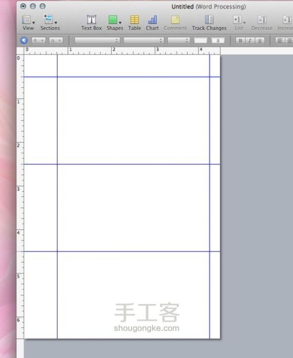 用“Pages”软件自制名片 第5步