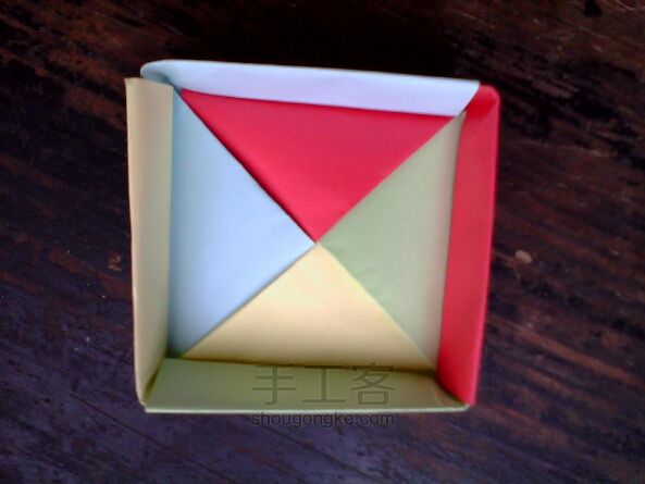 精致的收纳小盒折纸教程 第10步