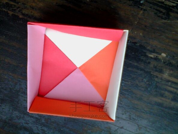 精致的收纳小盒折纸教程 第13步