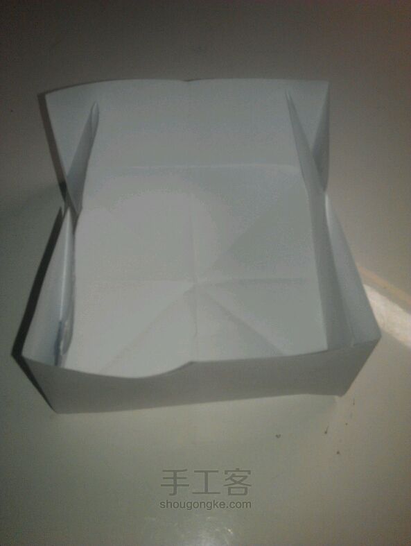 可爱的小盒纸。 第9步