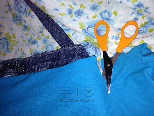 用旧牛仔裤做个包包 第20步