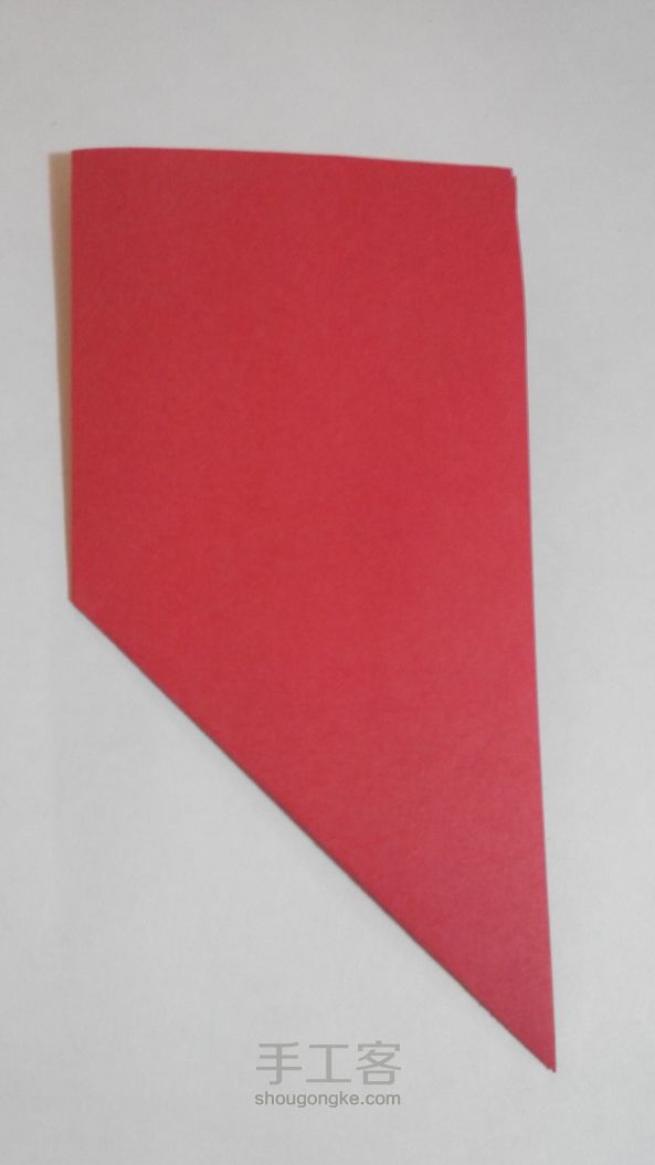 手工折纸——心❤ 第4步