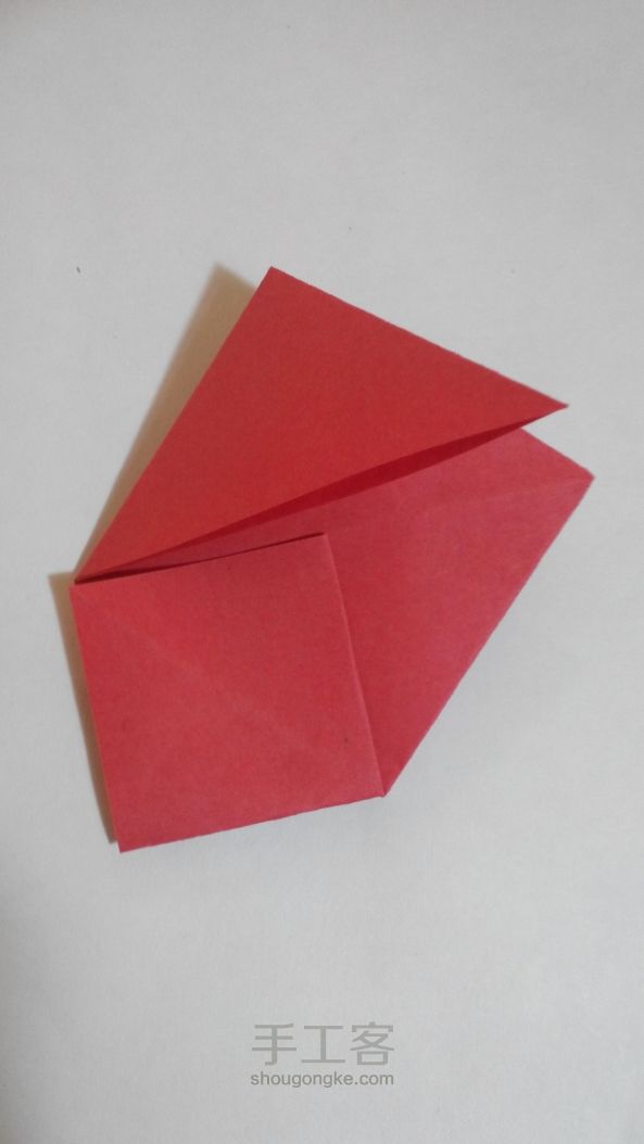 手工折纸——心❤ 第8步