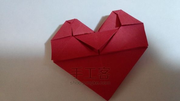 手工折纸——心❤ 第15步