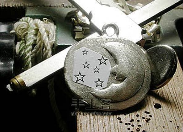 星星月亮鑰匙圈 第3步