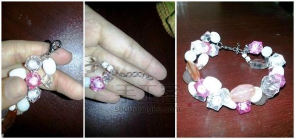 DIY 铁丝珠珠手链 第6步