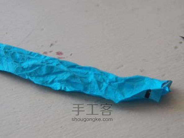DIY 五彩纸篮子 第20步