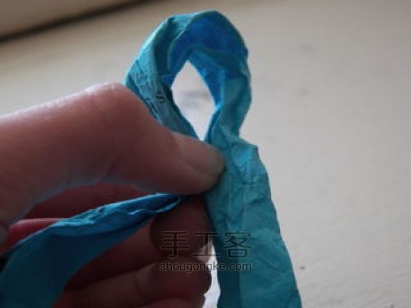 DIY 五彩纸篮子 第21步