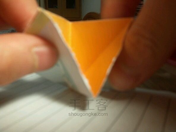 千纸鹤的折法 第2步