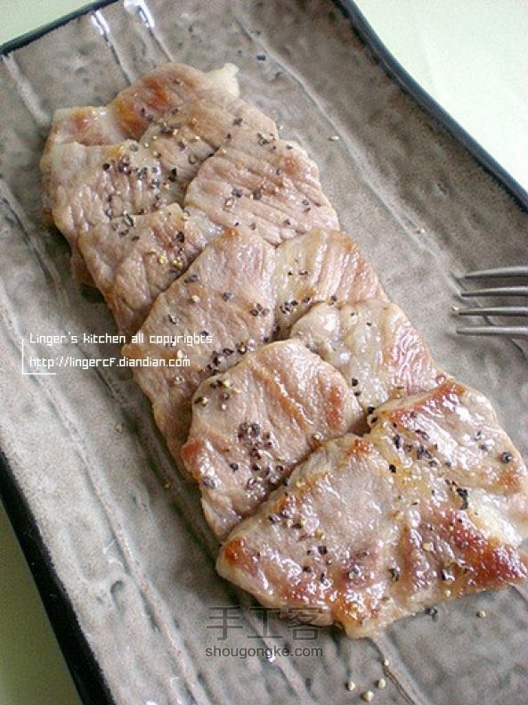 盐煎梅花肉 第1步