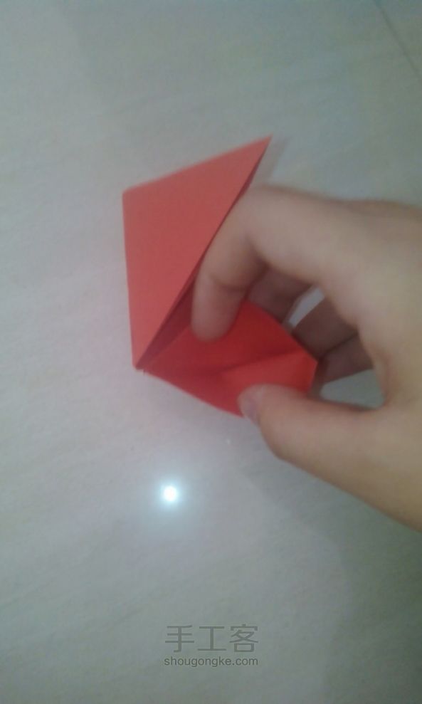 教你做立体心形 第8步