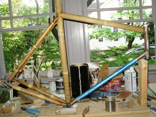 竹架自行车，打造上古骑士的闪亮座驾 第29步