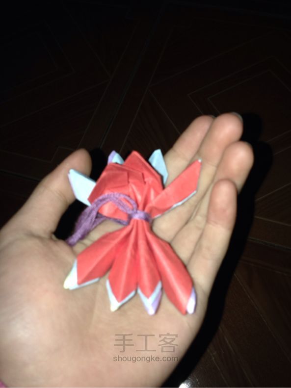 莲花折纸 第9步