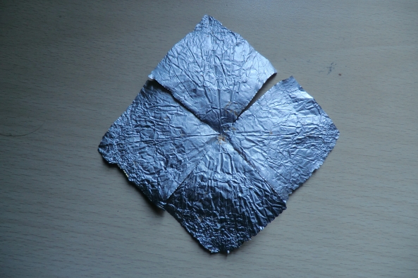 费列罗巧克力折纸——天鹅 第5步