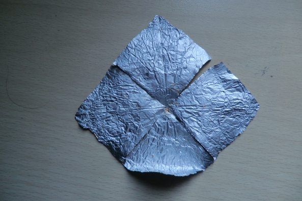 费列罗巧克力折纸——天鹅 第6步