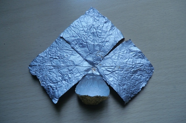 费列罗巧克力折纸——天鹅 第8步