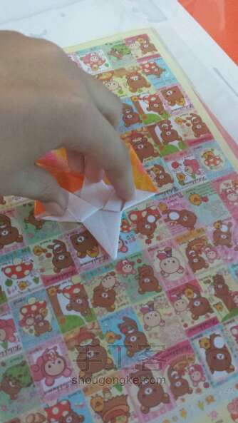 草莓信封折纸教程 第8步