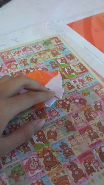 草莓信封折纸教程 第10步