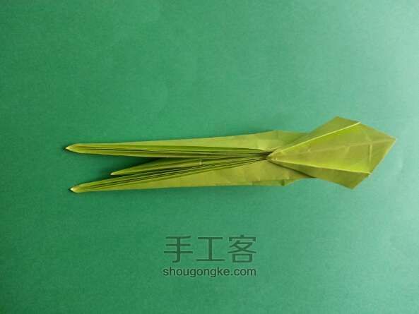 折纸 蜂鸟 humming bird 第29步