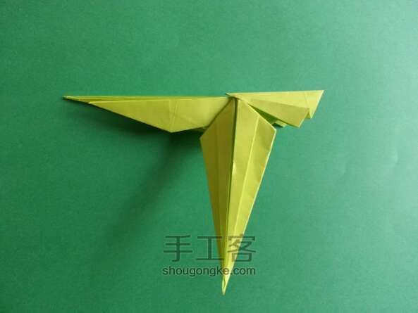 折纸 蜂鸟 humming bird 第31步