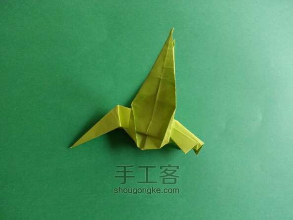 折纸 蜂鸟 humming bird 第38步