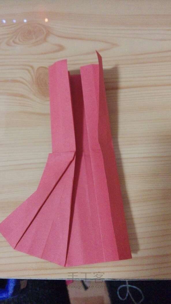 折纸婚礼长裙 第10步