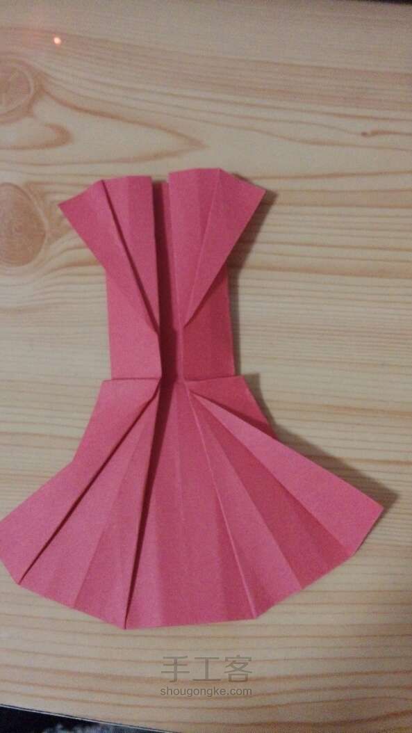 折纸婚礼长裙 第12步