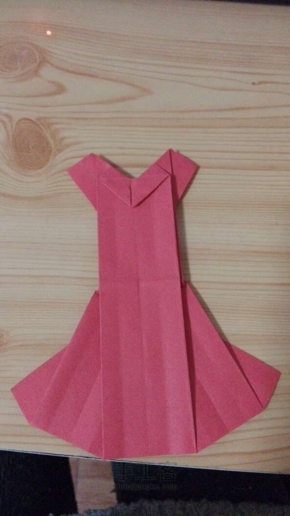折纸婚礼长裙 第14步