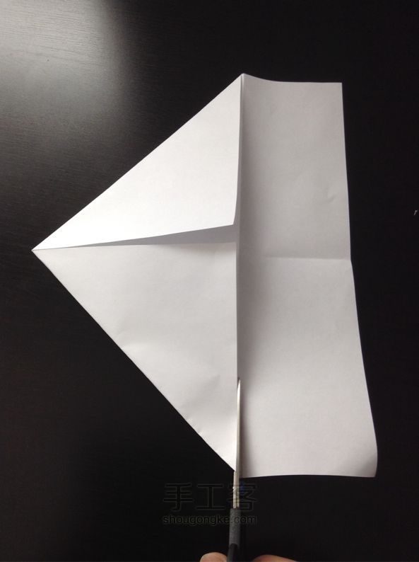 爱心 折纸教程 第3步