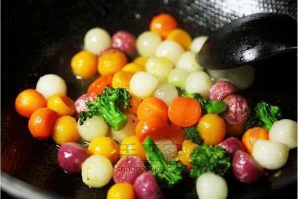 美味蔬菜球 美食教程 第6步