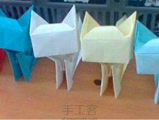 立体猫咪折纸教程