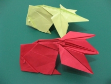 可爱的小金鱼折纸教程