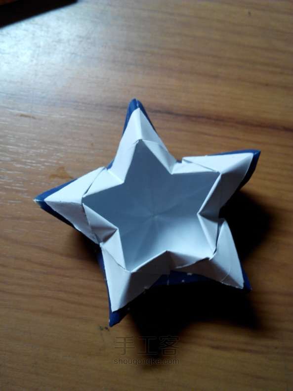 星星盒子手工折纸教程 第20步