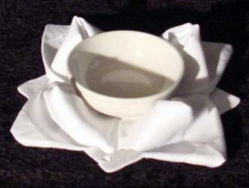 餐巾纸的折叠--莲花