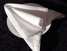 餐巾纸的折叠--箭形