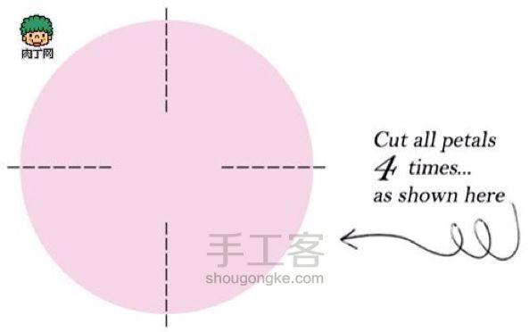 头饰/礼物饰品 杜鹃花 第4步