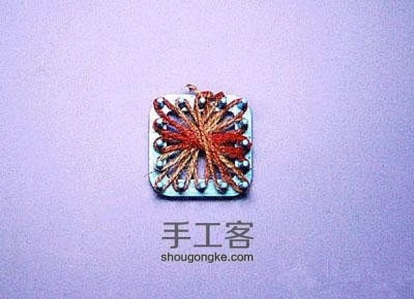 麻绳花形杯垫的做法 第4步