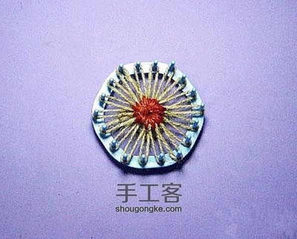 麻绳花形杯垫的做法 第7步
