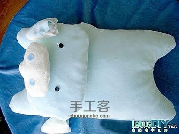 布艺DIY-小猪枕头的做法(图解) 第4步