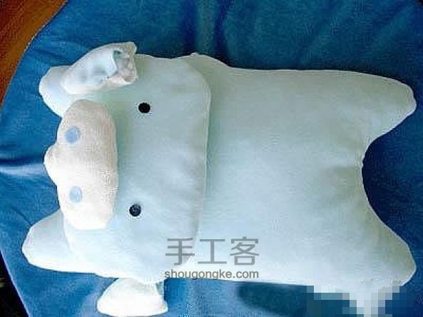 布艺DIY-小猪枕头的做法(图解) 第14步