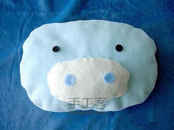 布艺DIY-小猪枕头的做法(图解) 第15步