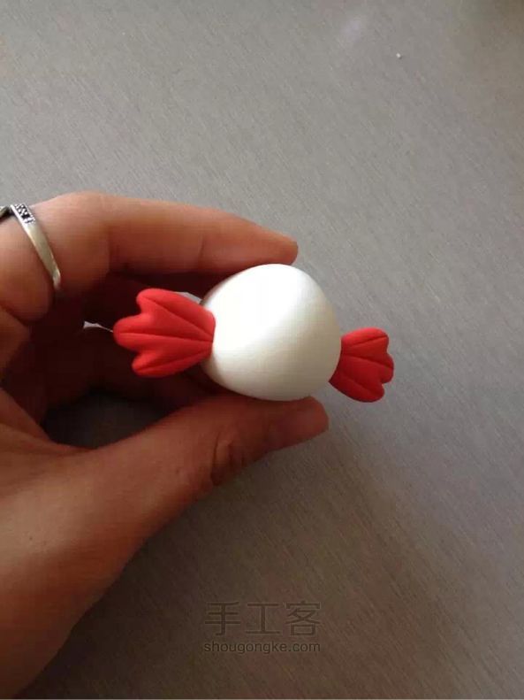 金鱼草手工粘土周边 第4步