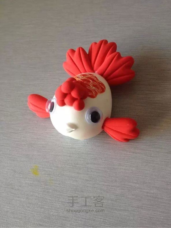 金鱼草手工粘土周边 第7步