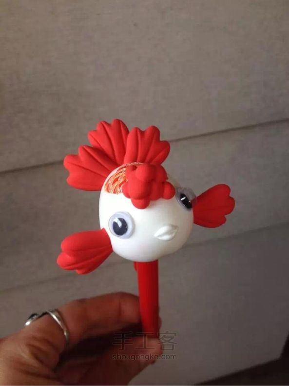 金鱼草手工粘土周边 第9步