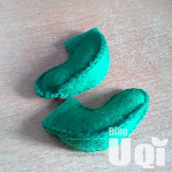 【雨芊不织布】仙人掌大针插 第5步