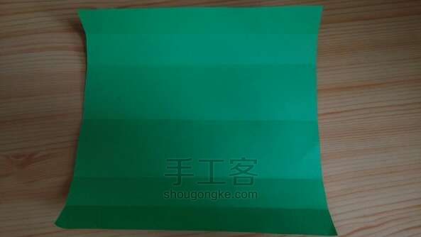 简单清新背搭裙折纸教程 第7步
