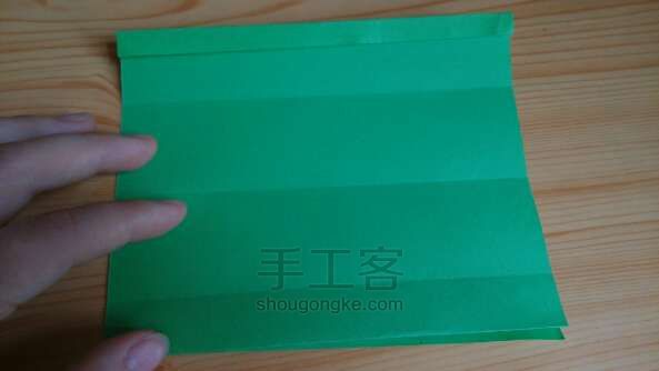 简单清新背搭裙折纸教程 第9步
