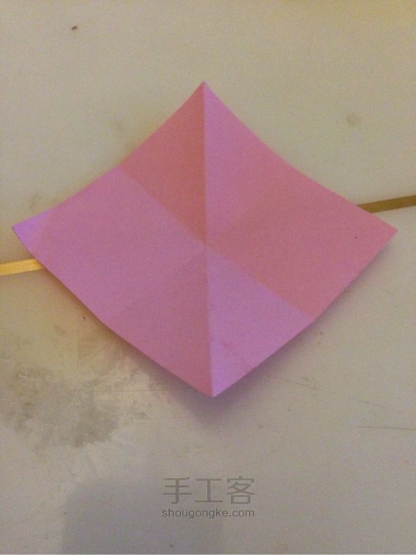 有秘密的天使心❤️折纸教程 第2步